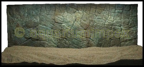 3D Aquarium Rückwand 120x60 Aquariumrückwand Dünn