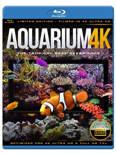 AQUARIUM 4K - The Tropical Reef Experience (Limited Edition - Filmed in 4K ULTRA HD) [Blu-ray] [NTSC] [UK Import]