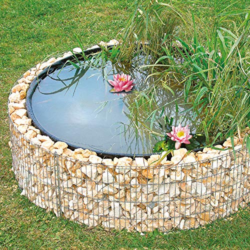 bellissa ‎‎95577 – Hochteich – 490 l Füllvolumen – Garten DIY-Kit mit Gabionen,...