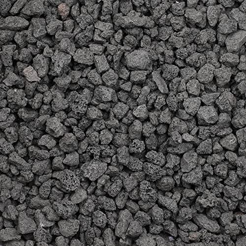 GarPet Lavastein 20 L 8-16 mm Lavagranulat Grill Filtermaterial Garten Pflanzen Aquarium Lavamulch Lava Vulkanstein Lavakies Anthrazit